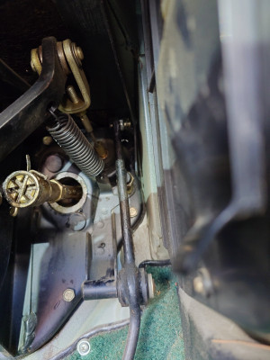 From accelerator pedal